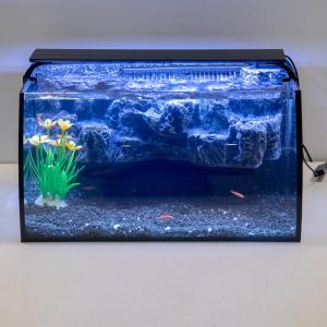 Quality Colored Led Light Farming Curved Aquarium Fish Tank wholesale