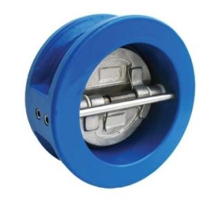 Quality Double Door Swing Check Valve Wafer 80MM , Cast Iron , EPDM Seat By PN16 wholesale