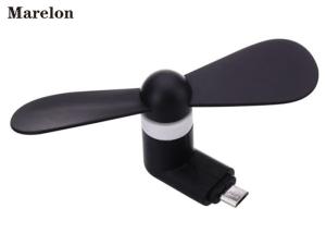 Quality Five Colors USB Mini Cooler Fan 42*88mm 2 In 1 Type For Mobile Phone wholesale