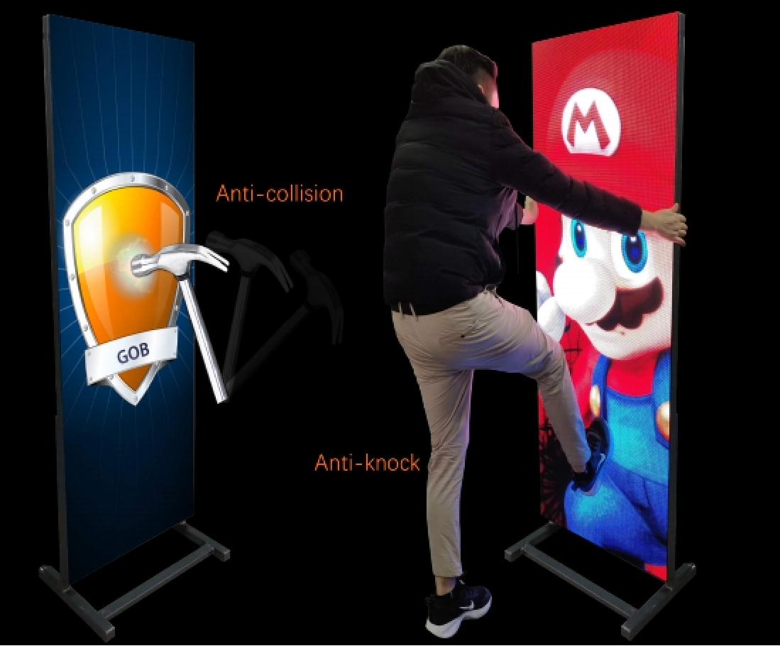 Digital GOB Waterproof Smart Led Poster Display Screen P1.8 P2 P2.5