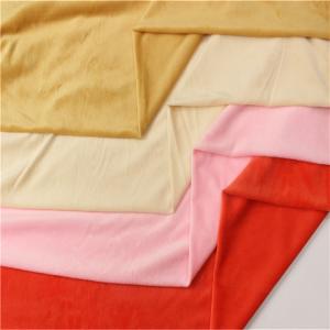 Quality teddy bear fur fabric polyester short pile velboa velboa fleece fabric wholesale