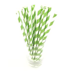 Quality 6mm Disposable Biodegradable Paper Straws For Smoothies Birthday Wedding wholesale