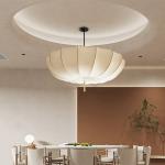 French Cream Bedroom Chandelier Japanese Style Living Room Dining Room Fabric