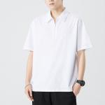 Bulk Plain Tee Shirts Promotional Logo Printed Staff Uniform Adult 180g White