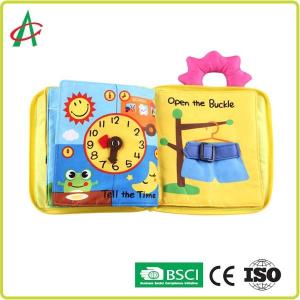 Quality Polyester 20x20cm Soft Cloth Books For Babies ASTM Standard wholesale