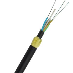 Quality Adss Fiber Optic Cables 2 4 8 24 48 96 Core 12 Fiber G652D Single Mode Aerial Dark Optical Fiber Cable ADSS Outdoor wholesale