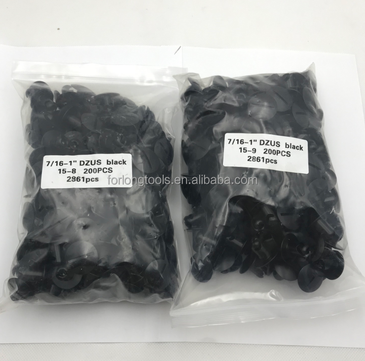 Universal Sprint Car Aluminum 1/4 Quarter Turn Dzus Fastener 716" X.500" Large Head 1'' Inch Head Black Silver with 1