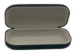 Leather Metal Eyeglass Case Custom Logo Printing