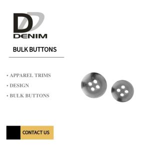 Quality Electroplating Resin Laser Clothing Metal Buttons Lettering Logo 4 Holes wholesale