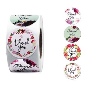 Quality Self Adhesive Vinyl Logo Printing Label Sticker Roll Waterproof wholesale