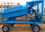 30T/H,35Kw Power, 7m Length ,Steel,Rotary Movable,Gold Washing Trommel Screen