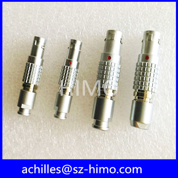 promotion push pull self-locking mini 00B 3pin metal lemo power connector plug and socket