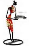 Creative Characters Chinese Etiquette Tea Holder for Home Decoration