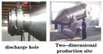 Stainless Steel Industrial Mixer Machines 12000L Two Dimensional Motion Powder