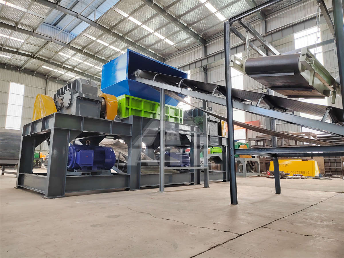 Tire Steel Shredder Machine Tyre Car Waste Metal Shredder Customizable