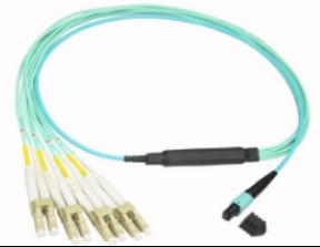 Quality Green 8 Core Optical Fiber Patch Cord QSFP+ SFP+ QSFP28 wholesale