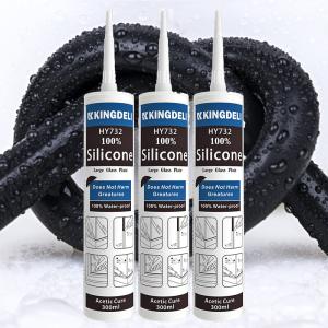 Quality Water Resistant Silicone Adhesive Sealant Acetic Clear RTV Glass Sealant wholesale