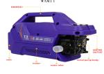220v 100Bar Portable High Pressure Car Washer Commercial Cold Water Pressure