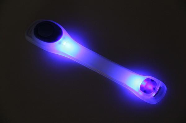 Outdoor running sports led slap band reflective flashing wristband LED Slap