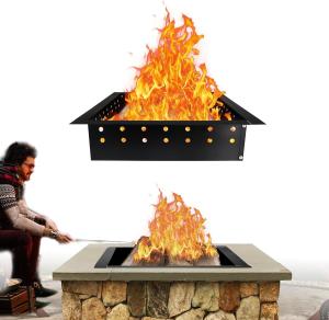 Quality Outdoor Wood Burning Bonfire Fire Pit Insert Ring Liner with Toughness Carbon Steel wholesale
