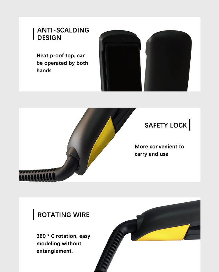 Manual Adjustment Ceramic Hair Straightening Iron Intelligent Type Other Intelligence