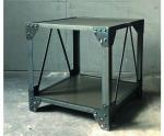 Industrial Style Side Cabinet Metal Iron Material Square Side Table