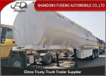 12000 Gallon Tri Axle Tanker Trailer 6 Cabins 12 Wheeler For Diesel / Gasoline