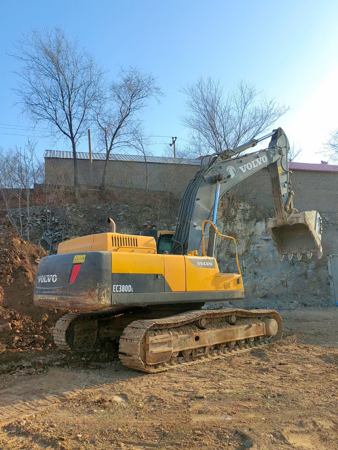 Sweden Used Volvo Excavators Volvo EC380 Excavators 38Ton Hydraulic Crawler Backhoe