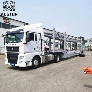 Quality 6 Position Car Transport Semi Trailer, 8 Position Cage Car Carrier For Export wholesale