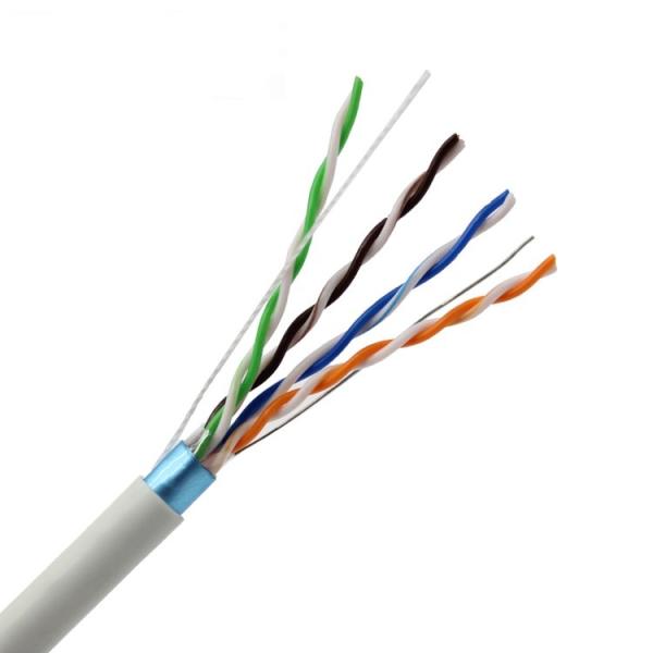 Cheap 4pr 24awg CAT5E Ethernet Cable PVC 0.5mm 1000ft Network Ethernet Cable for sale