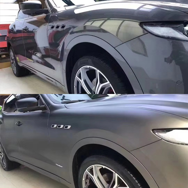 Polyurethane TPH 7.5mil Car Matte Paint Protection Film Lubrizol Scratch Resistance
