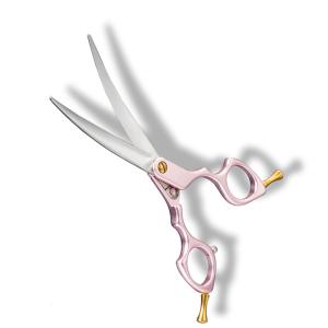 Quality CE Colorful Pet Grooming Products Curved Thinning Chunking Shears wholesale