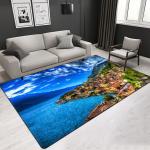 High Quality Nature Landscape 3D Printed Polyester Fiber Living Room Carpet