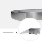 Waterproof 0.8mm Silver brushed aluminum coil for channel letter