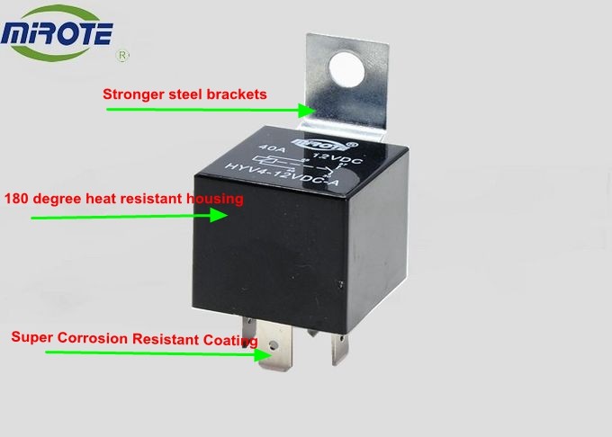 MR400709 Mirote 4pins 12v / 24V 30Amp 40amp automotive relay with metal sheet 0K9A0-67-740 K901-18-811