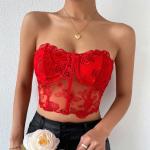Transparent Tank Knitted Sexy Black Body Suit Female Breathable Sexy Lace Bra