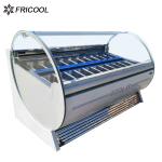 Front Opening Glass Door Gelato Showcase Display Freezer 1000L