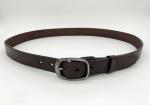 Ladies Flower Leaves Embossed Leather Belt 2.2cm Width
