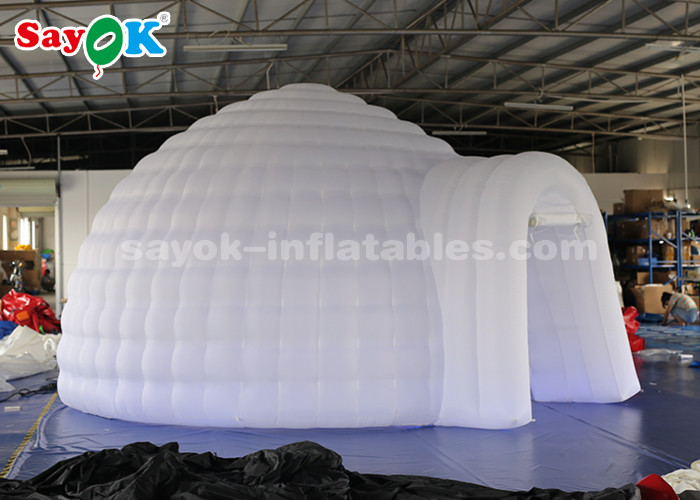 5 Meter Inflatable Igloo Dome Tent With Air Blower / Remote Controller
