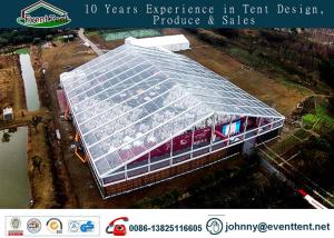 Quality Colorful Wedding Commercial Party Tent With Pvc Coated Polyester Fabric Covering wholesale