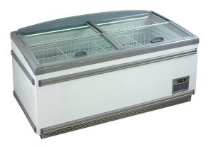 Quality Auto Defrost Supermarket Island Freezer For Frozen Food Top Open Freezer wholesale