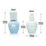 wholesale 30ml glass foundation bottle lotion pump skin care packaging glass