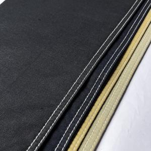 Quality 300Gsm RFD Dark Brown Denim Fabric Light Blue Jeans Fabric Cotton Poly wholesale