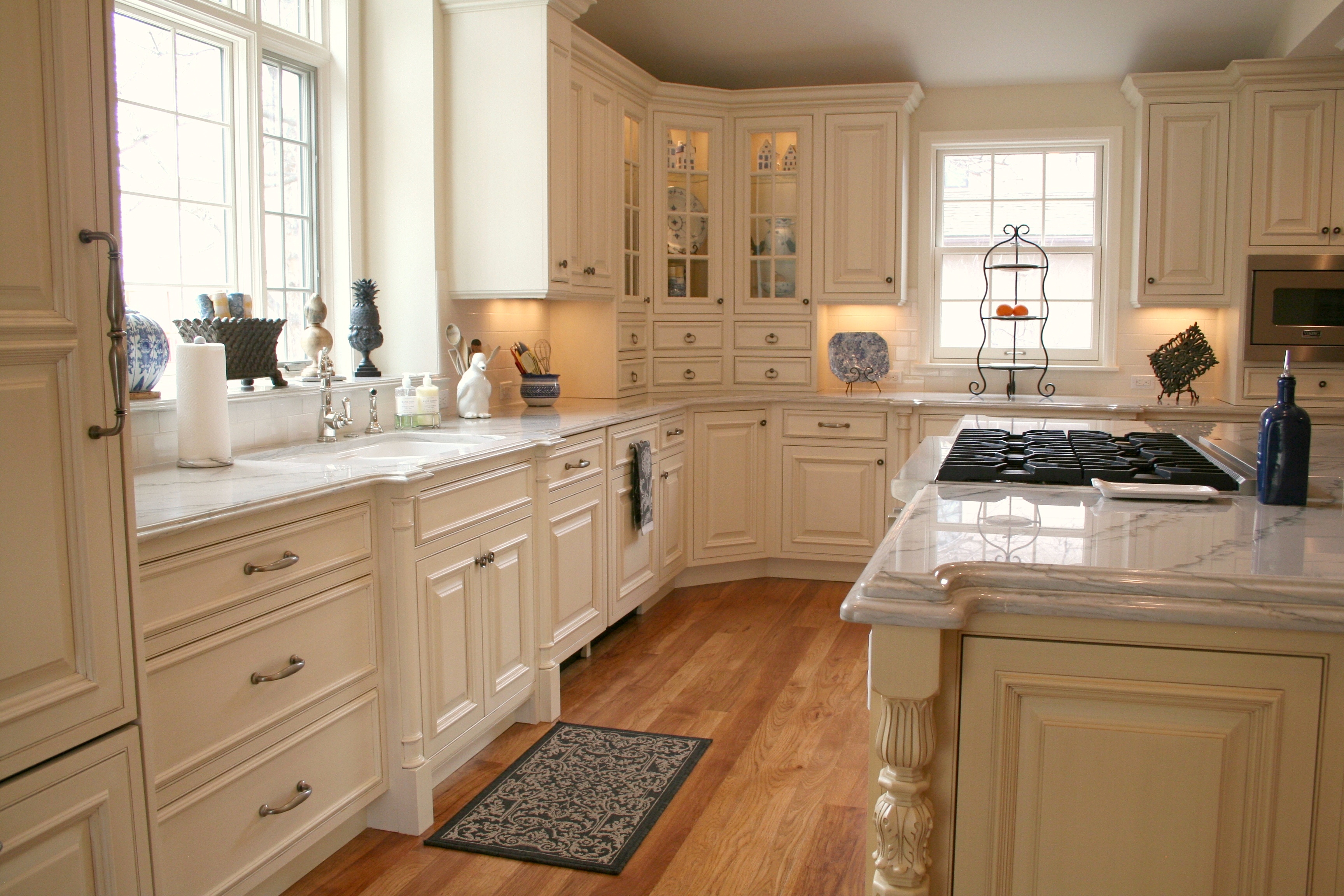 Acrylic Door Panel Surface Treatment Kitchen Cabinet for Modern Home or Restaurant