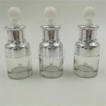 Recyclable Glass Dropper Bottle Transprent Clear Small 18mm Neck