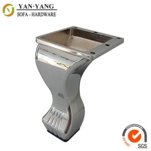 Quality 70mm high decorative modern furniture legs zinc alloy metal sofa legs SL-288 wholesale