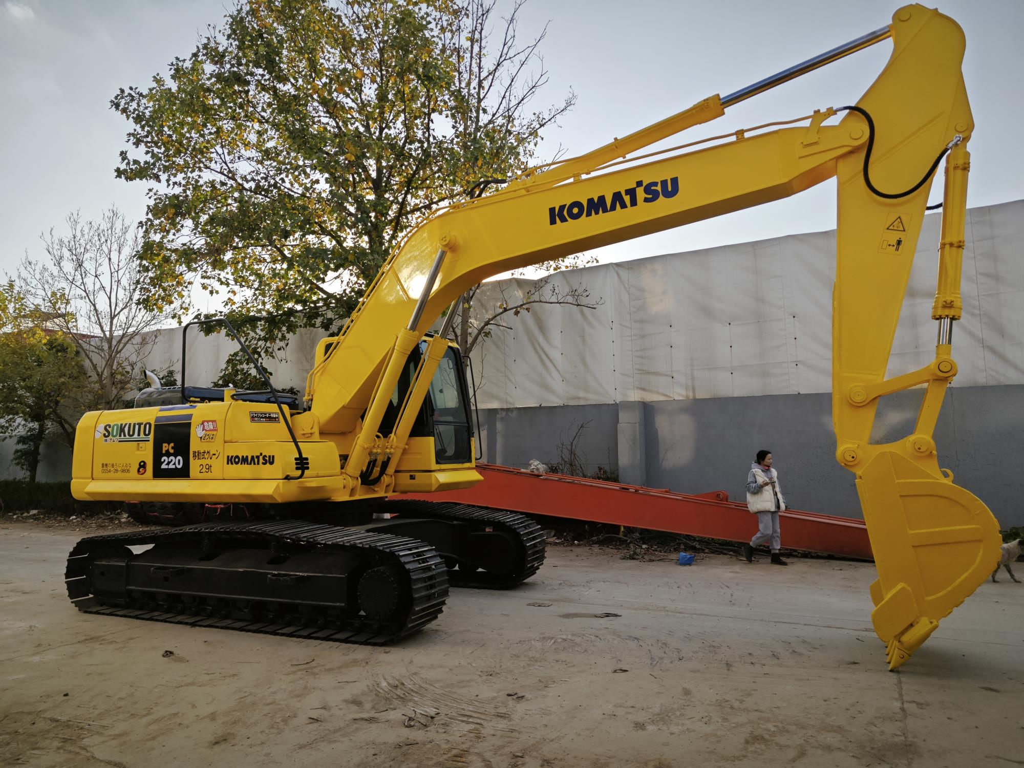 Original Engine Komatsu PC35 Excavator with Other Hydraulic Cylinder in Good Condition