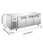 220-240v 50hz Electric Stainless Steel Cold Storage Restaurant Equipment