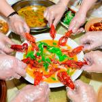 Disposable Clear Plastic Food Grade Gloves For Cooking Food Handling BBQ