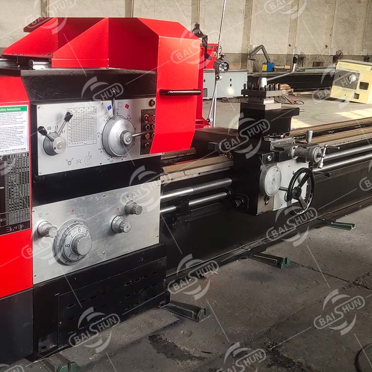 CW6180Q Brake Drum Brake Disc Lathe Machine Metal Pipe Threading Horizontal